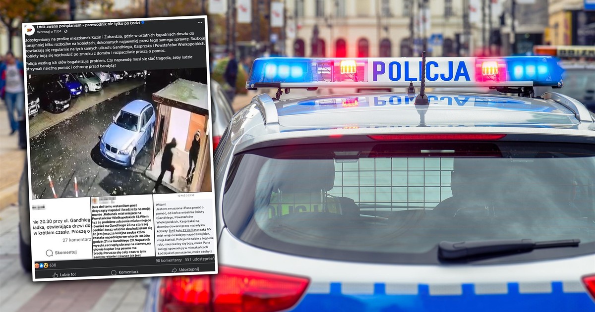 Łodzianki w strachu. Seria napadów. Sprawca nieuchwytny