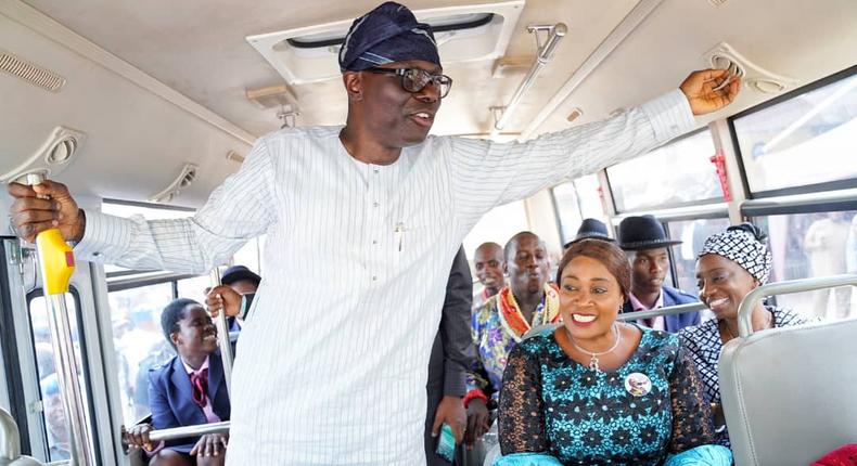 Sanwo-Olu donates bus to Bethesda Home, restates commitment to electoral promises