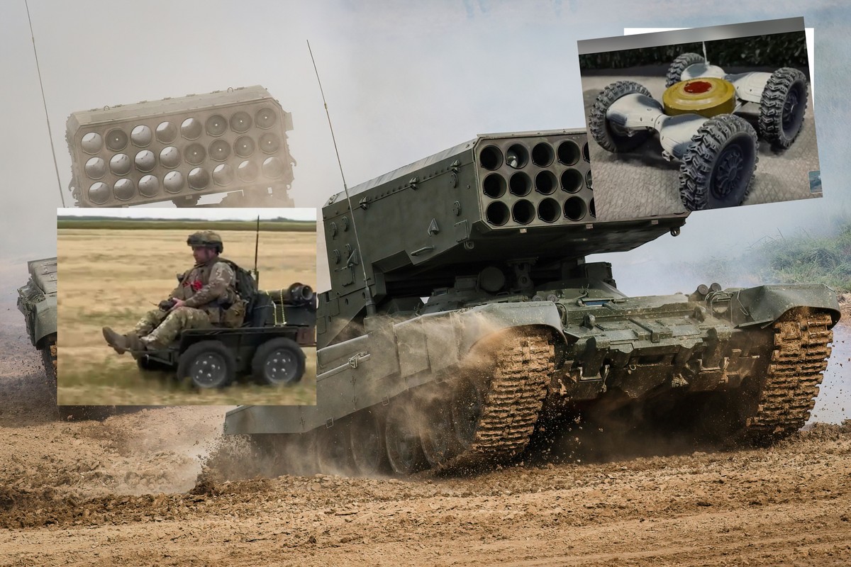 Rosja eksperymentuje w wojnie dronów. Bezzałogowe wyrzutnie rakiet, dronobus i skrzynka na kółkach