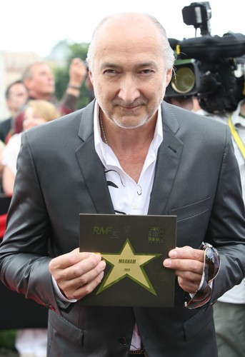 Marek Jackowski podczas odsłonięcia gwiazdy Maanamu