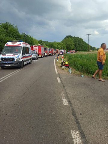 Nauczyciele z okolic Olsztyna ranni w wypadku autokaru na Dolnym Śląsku [ZDJĘCIA]
