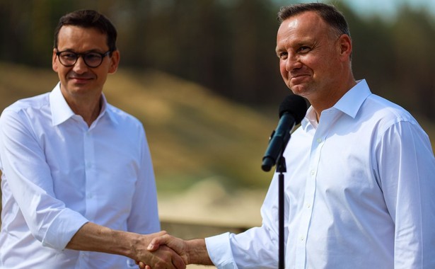 Premier Mateusz Morawiecki i prezydent Andrzej Duda