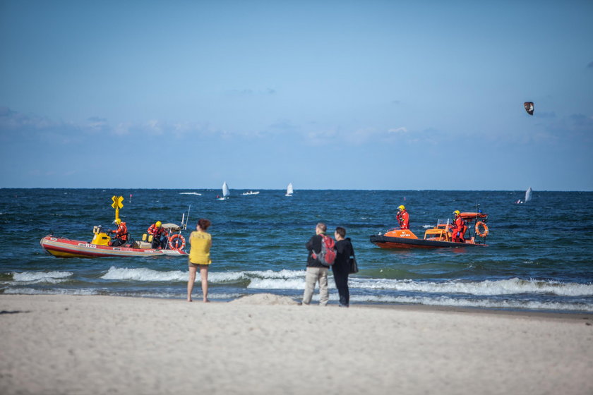 Tragedia na plaży w Ustce. Nie żyją dwaj mężczyźni