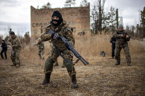 Ukraina ma nowego dowódcę Wojsk Lądowych, fot. ilustracyjne - ćwiczenia żołnierzy ukraińskich