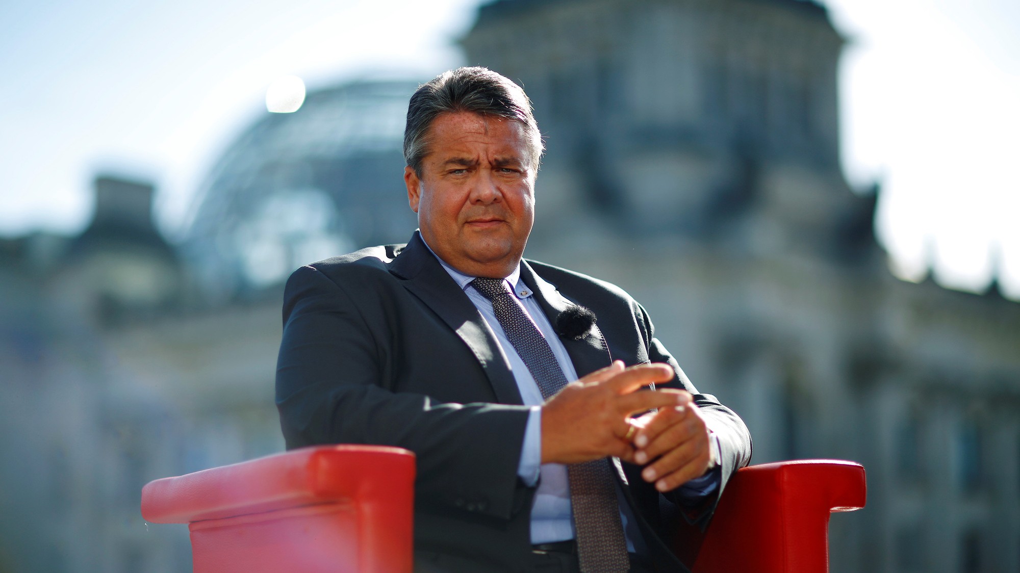 Šéf nemeckých sociálnych demokratov Sigmar Gabriel, 7. augusta 2016