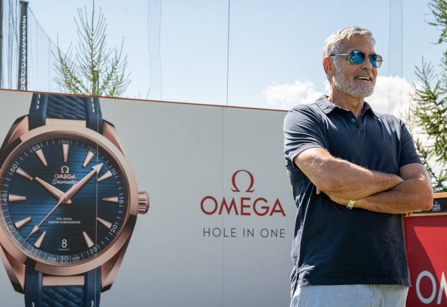  George Clooney, wieloletni ambasador marki OMEGA, był gościem specjalnym tegorocznego turnieju OMEGA Masters