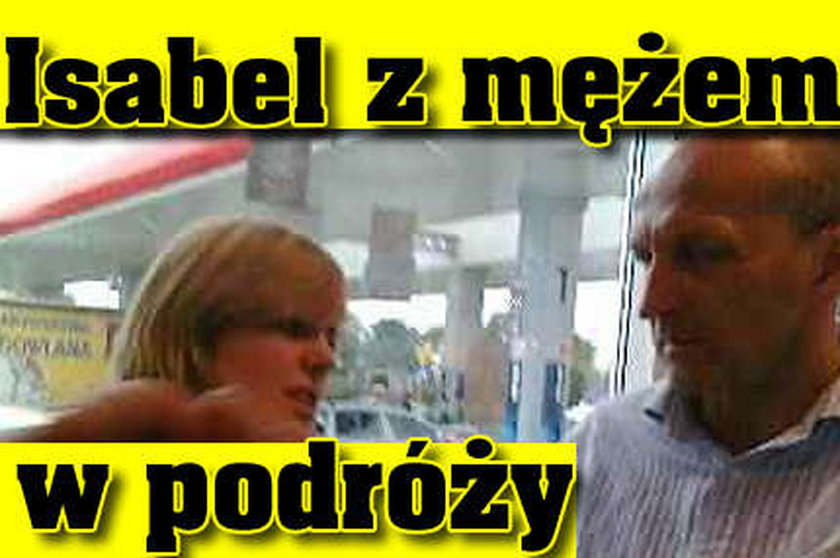 Isabel z mężem w podróży