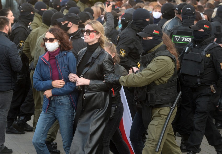 Protesti žena u Minsku