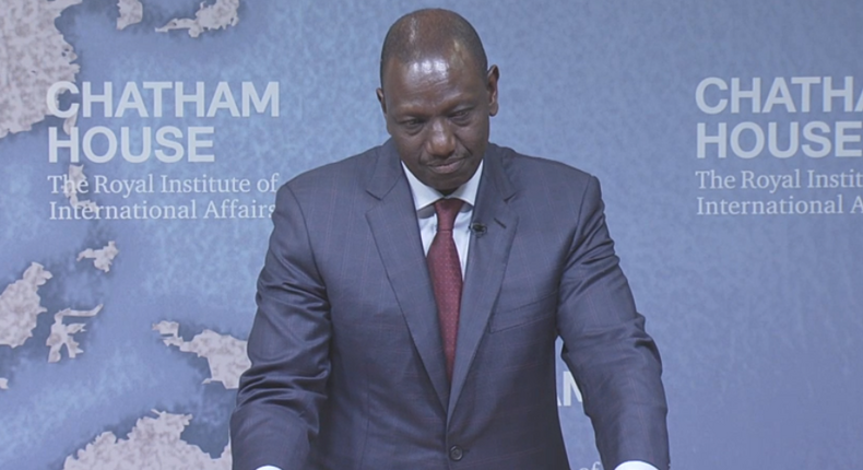 DP William Ruto during his February 8, 2019 Chatham House address
