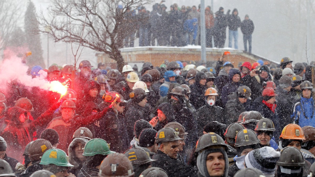 JASTRZBIE ZDRJ JSW PROTEST GRNIKW