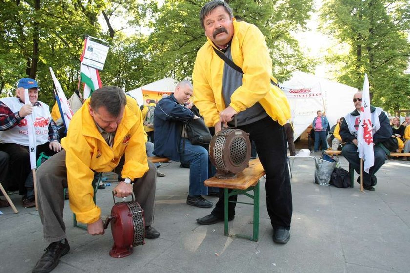 Miasteczko namiotowe pod Sejmem