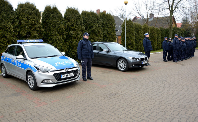 Policjanci z Sokółki poza BMW serii 3 dostali też oznakowany radiowóz - Hyundai i20