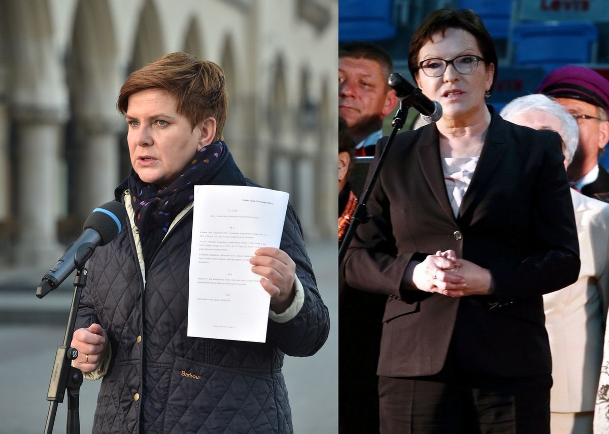 Beata Szydło i Ewa Kopacz