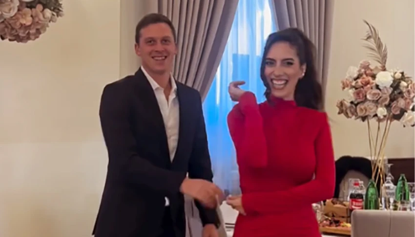 Marija Egelja sa suprugom