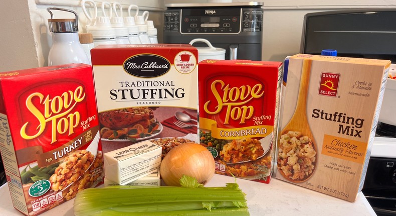 I tried 4 different kinds of boxed stuffing from the grocery store, and ...
