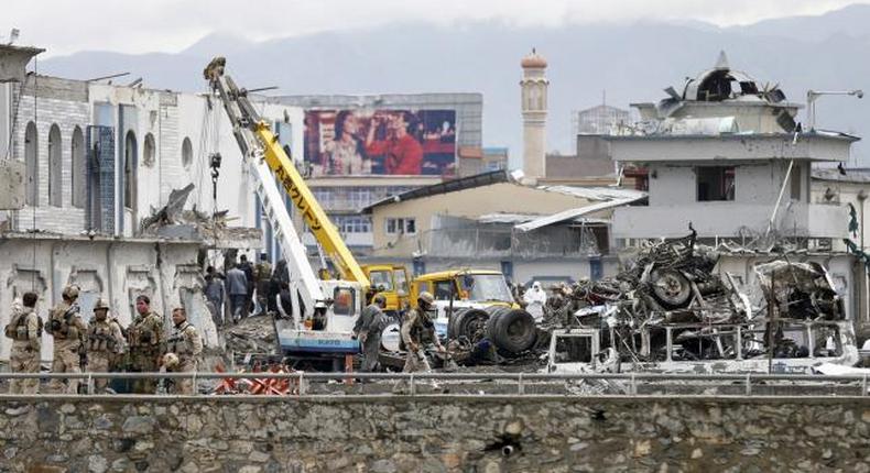 Afghan Taliban attack central Kabul, at least 28 dead