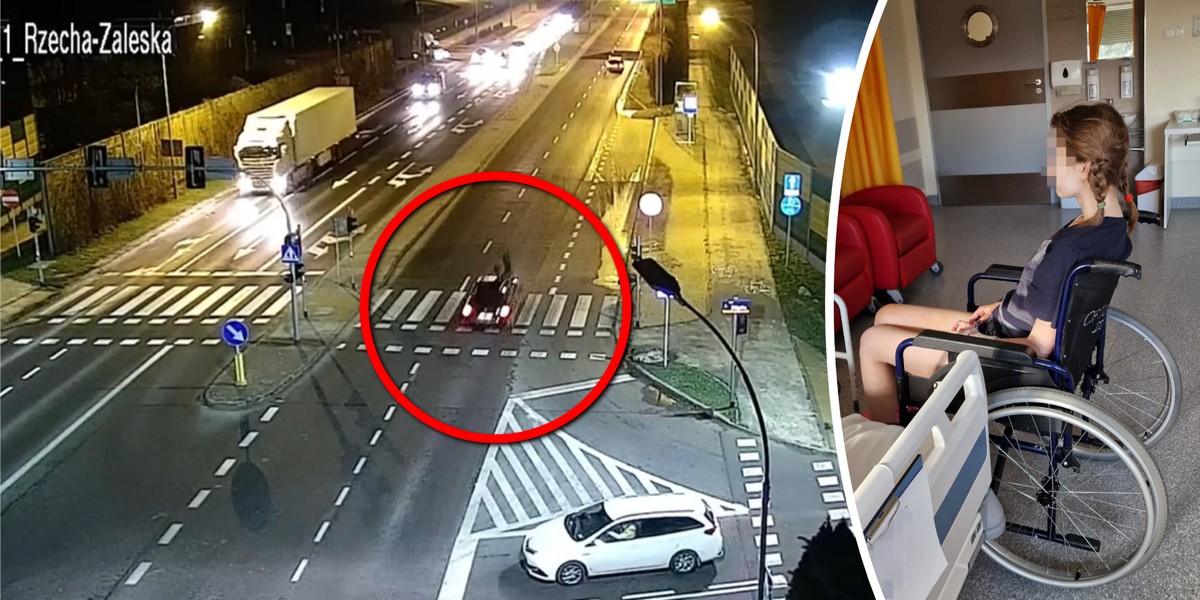 Nagranie z kamery monitoringu zostało opublikowane przez rodzinę 14-latki.