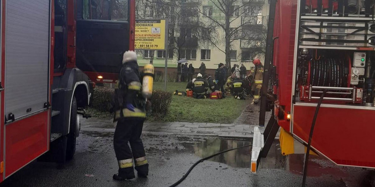 Dwie osoby zginęły w wigilię w pożarze mieszkania w Nowej Soli. 