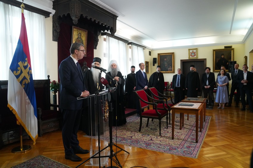 Vučić o osnivanju Univerziteta Sveti Sava 