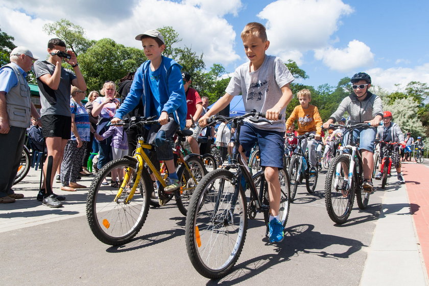 W parku Tysiąclecia powstało miasteczko rowerowe