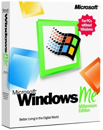 Windows Me (14-09-2000), cena: 150 USD, procesor: Pentium/150 MHz, pamięć: 32 MB. (Fot. Chip.pl)