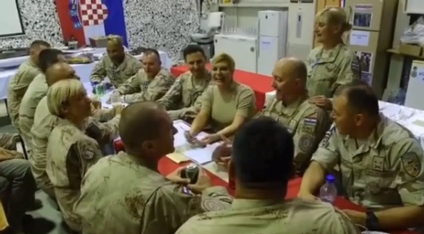 Kolinda Grabar Kitarović u Avganistanu