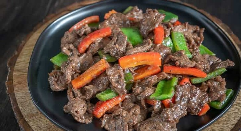 Beef stir-fry