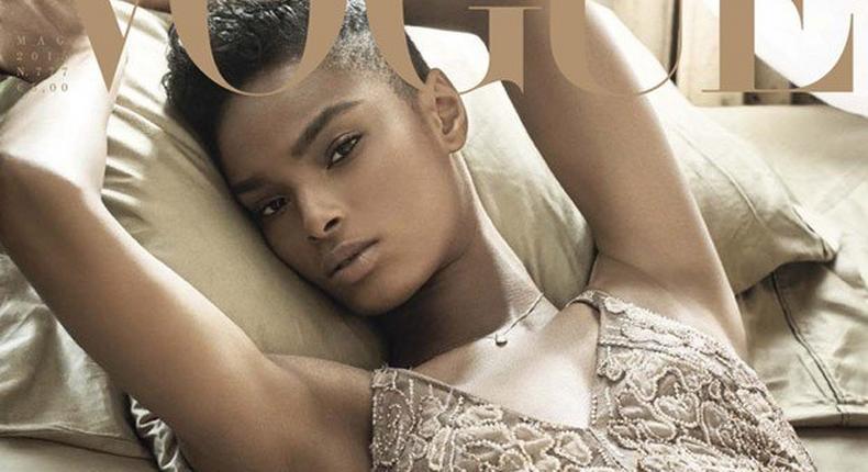 Kayla Scott covers Vogue Italia