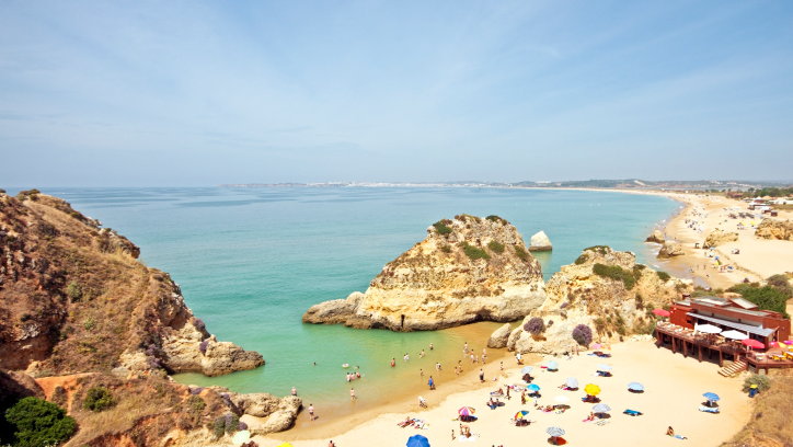 Plaża w Algarve, Portugalia