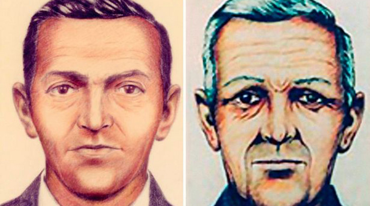 Az FBI által közreadott fantomkép, így nézhet ki most D. B. Cooper