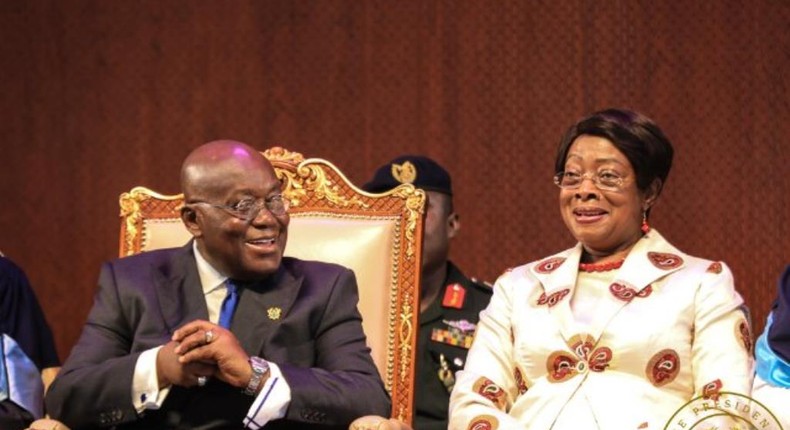 Nana Addo with Sophia Akuffo