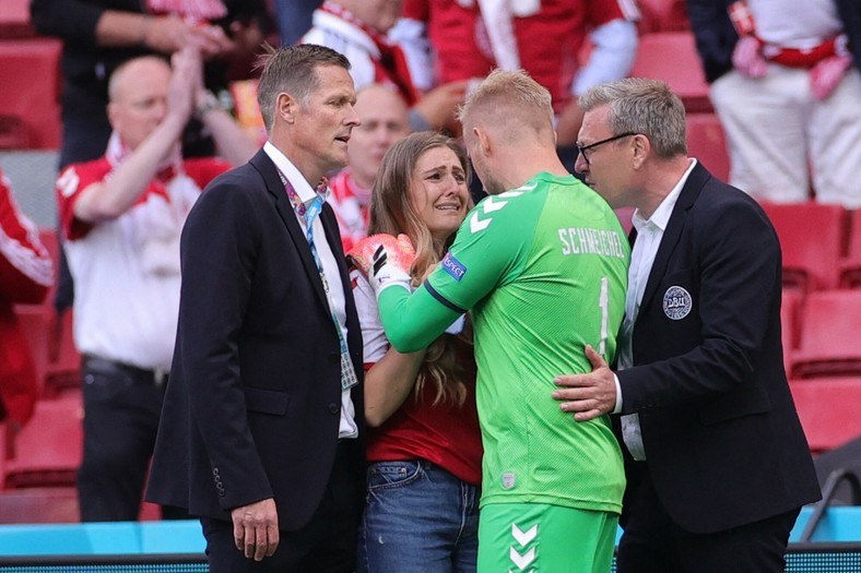 Euro 2020. Sabrina Kvist Jensen, partnerka Christiana ...