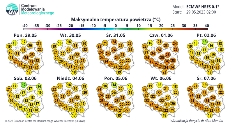 Wybrzeże również w kolejnych dniach pozostanie najzimniejszym miejscem w Polsce