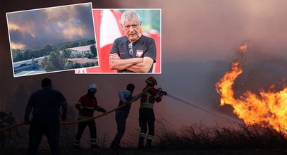 Pożar atakuje Portugalię. Co z domem Fernando Santosa? Miejscowa prasa pisze o panice