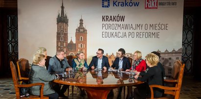 Oświata w Krakowie po reformie. Zdjęcia z debaty