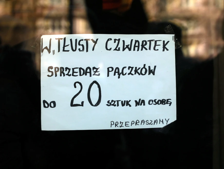 W cukierni Zagoździńskich od lat obowiązuje limit do 20 pączków na osobę