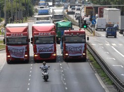 Najazd tirów na Warszawę... odwołany