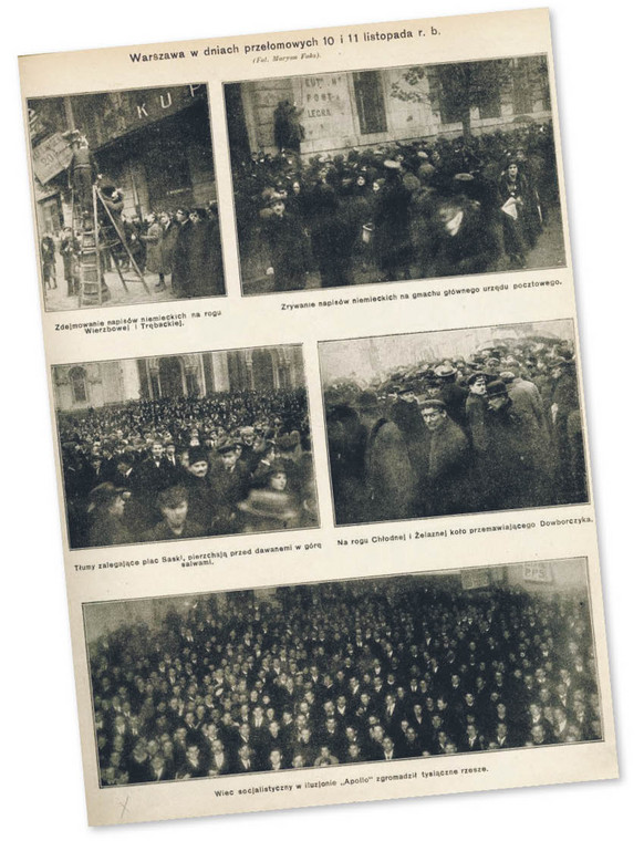Fotograficzna relacja z wydarzeń w stolicy z 10 i 11 listopada 1918 r.