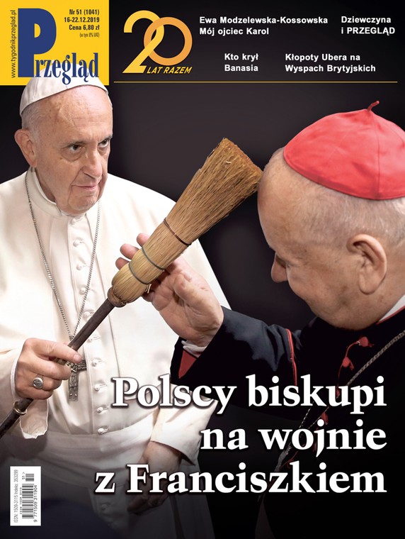 Okładka tygodnika "Przegląd"