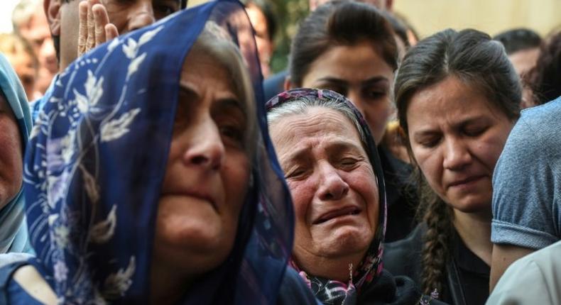 Grieving victims gathered to mark a year since the attack on Istanbul's Ataturk airport, which left 45 dead