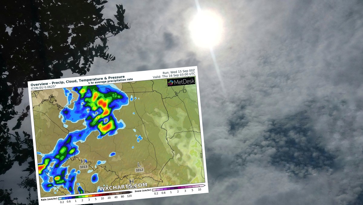 Prognoza pogody na środę, 15 września. Apogeum ocieplenia. Po południu opady