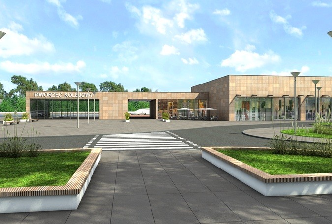 Dworzec w Oświęcimiu, wizualizacja