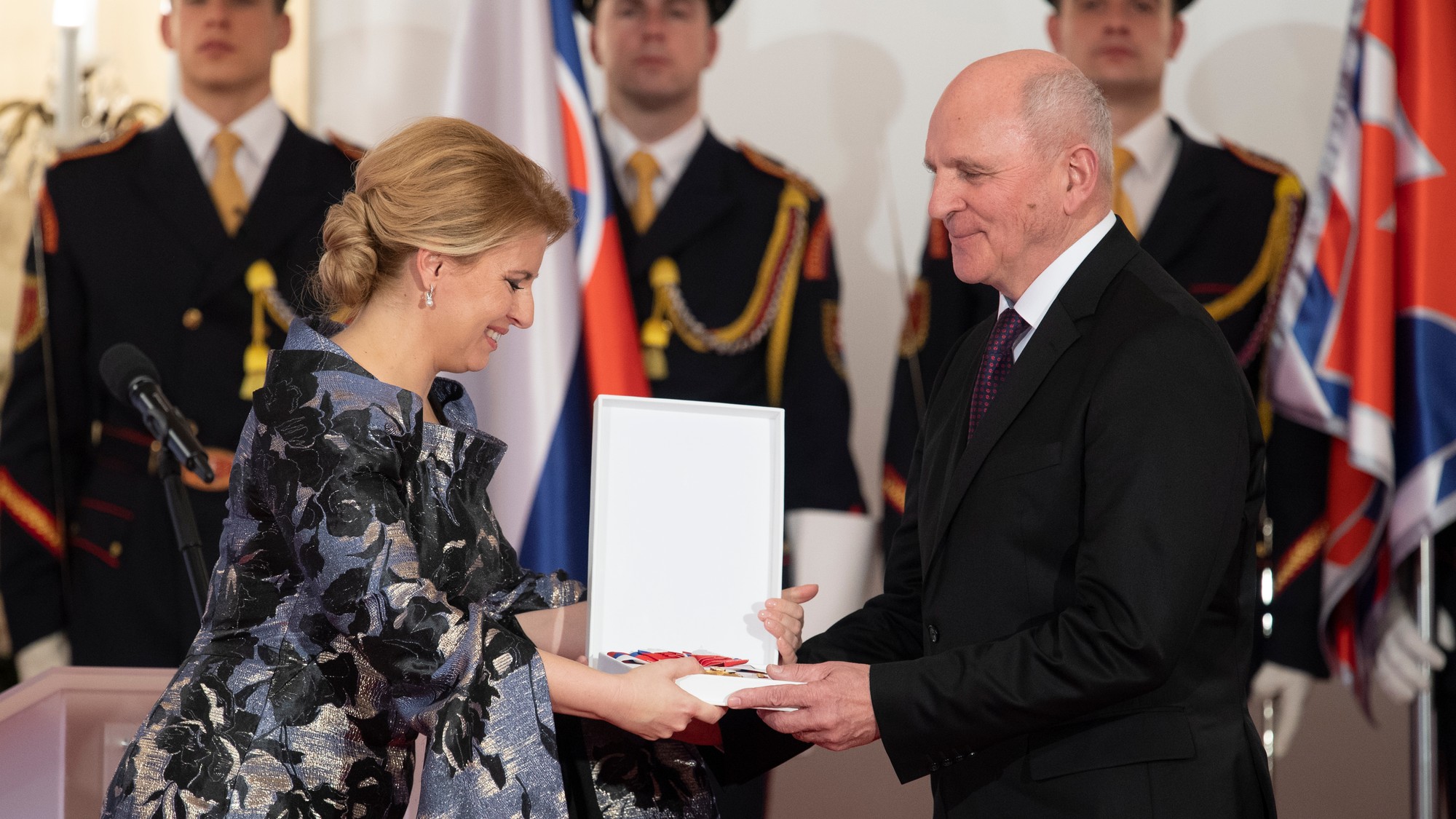 Exprezidentka Zuzana Čaputová a František Mikloško.