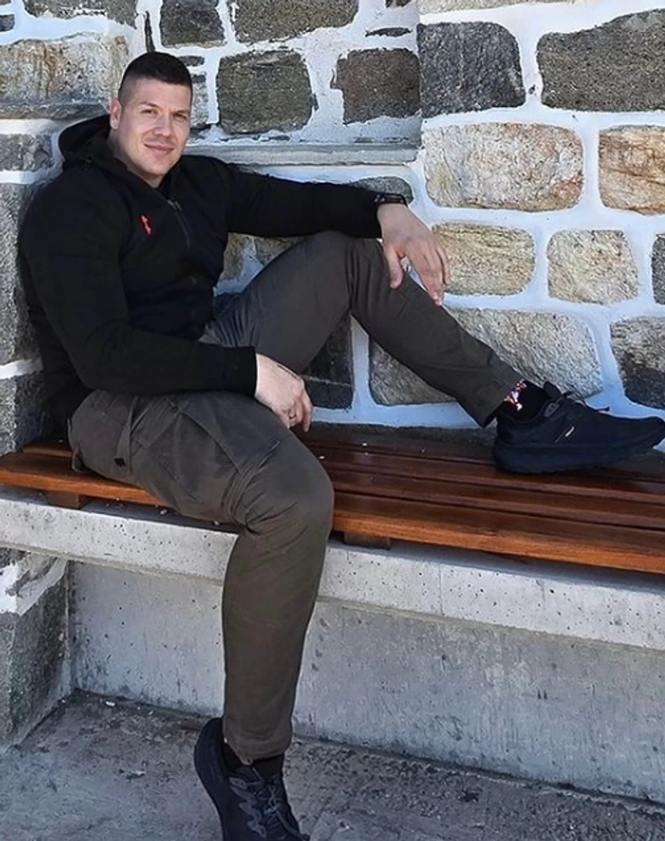 Sloba Radanović na Svetoj Gori