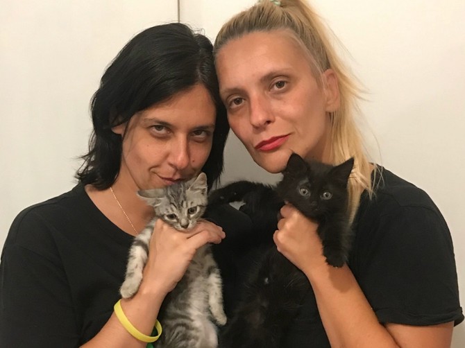 Simonida Rajčević i Magda Janjić