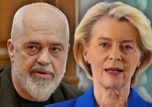 Edi Rama i Ursula fon der Lajen