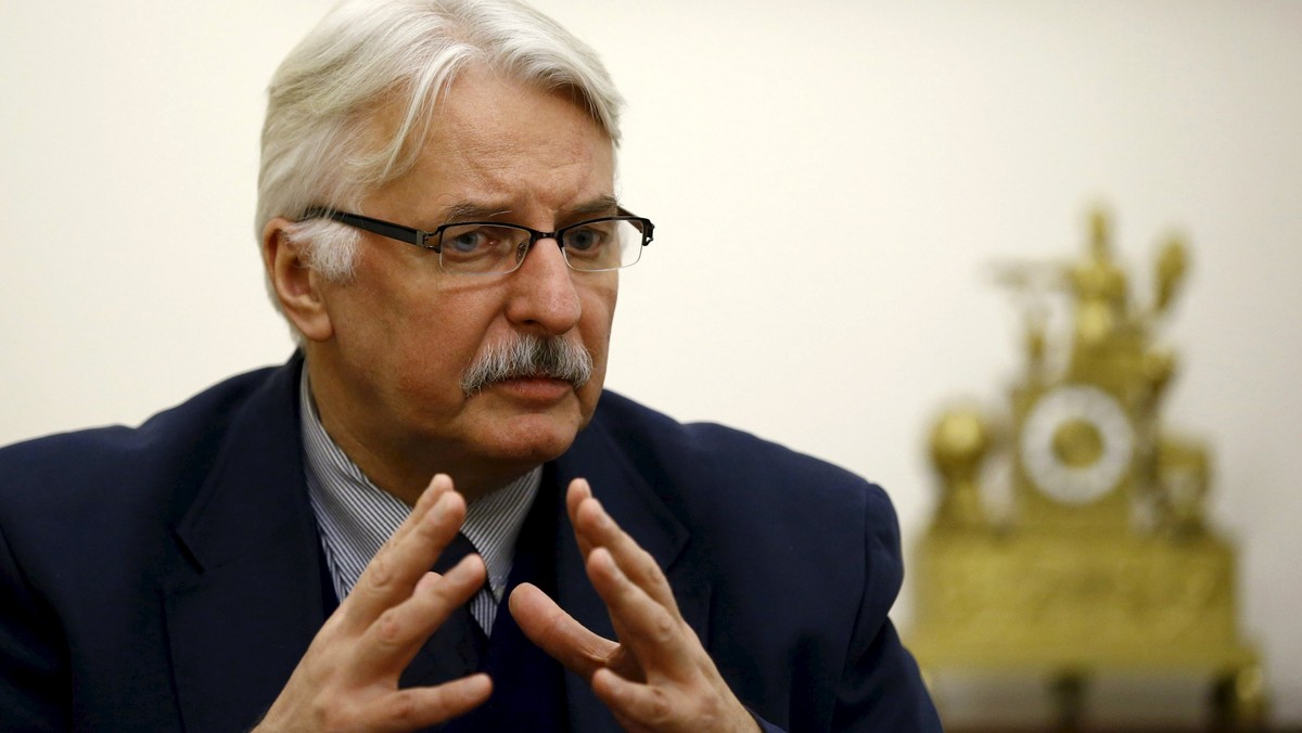 Szef MSZ Witold Waszczykowski