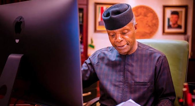 Vice President, Prof Yemi Osinbajo. 