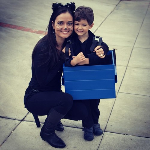 Danica McKellar z synkiem Draco