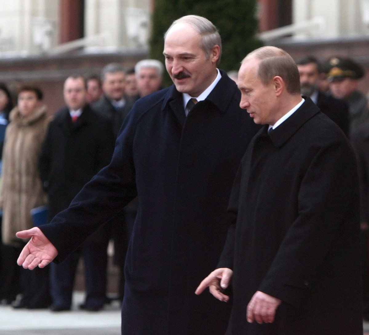 Aleksandr Łukaszenka i Władimir Putin